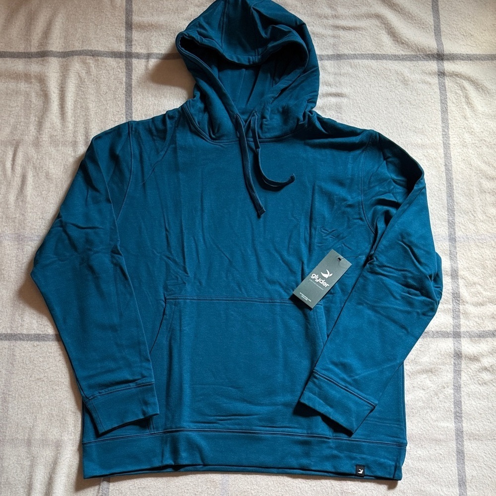 Glyder Blue Atlas Pullover Hoodie Unisex Men's Large